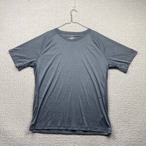 ASICS Men’s Athletic T-Shirt L Blue Short Sleeve Performance Running Training